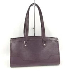 LOUIS VUITTON Madeleine Shoulder Bag Epi Leather Cassis